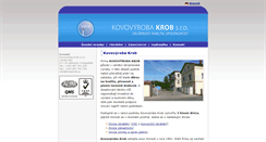 Desktop Screenshot of firmakrob.cz