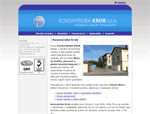 Tablet Screenshot of firmakrob.cz